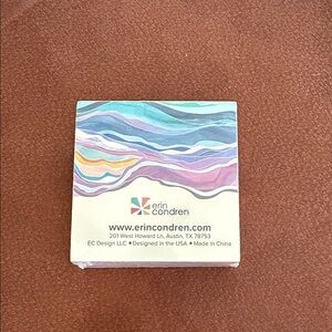 Erin Condren Pastel Wave Sticky Note Pad - Teal, Purple, Pink, Yellow